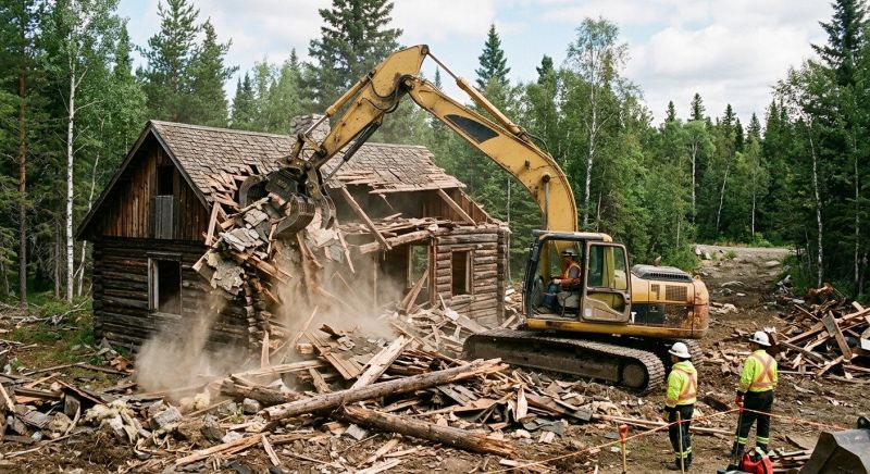 Cabin Demolition in Conroe, TX