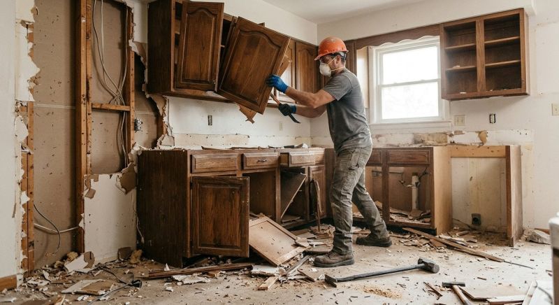 Cabinet Demolition in Bergen County, NJ