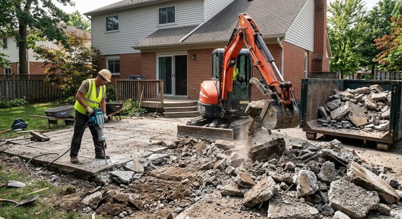 Concrete Steps Demolition in Sacramento, CA