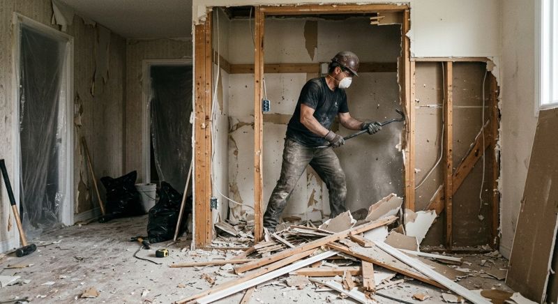 Drywall Removal in Bergen County, NJ