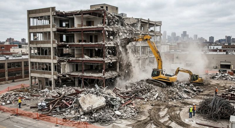 Factory Demolition in Houston, TX