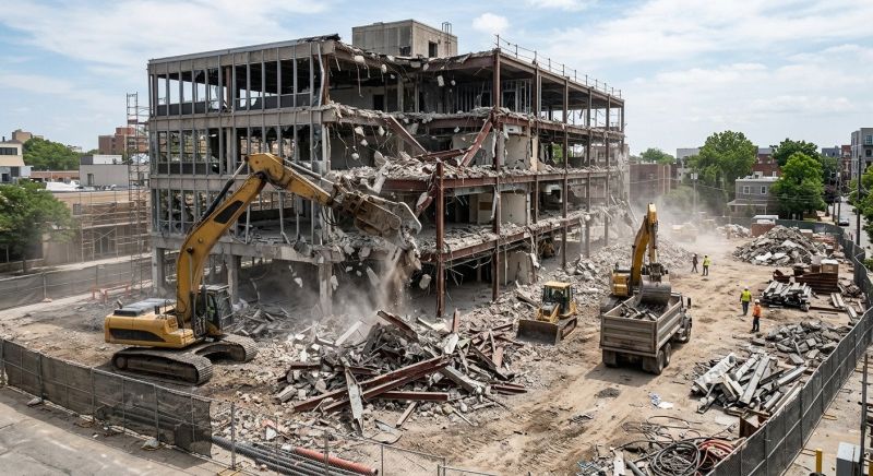 Industrial Demolition in Sacramento, CA