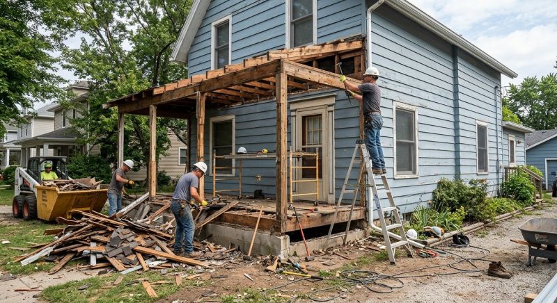 Porch Demolition in Bergen County, NJ