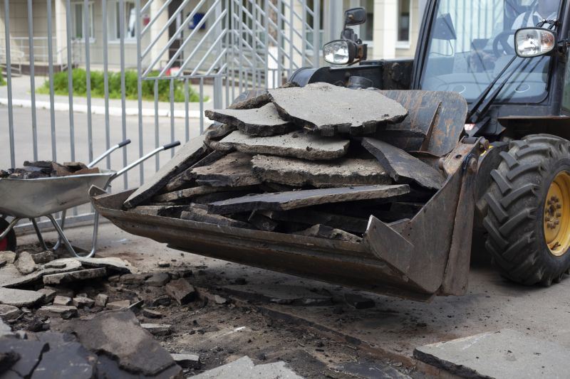 Exterior Driveway Demolition